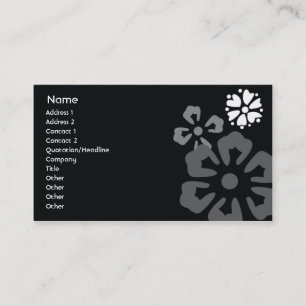 Flowers - Business Card