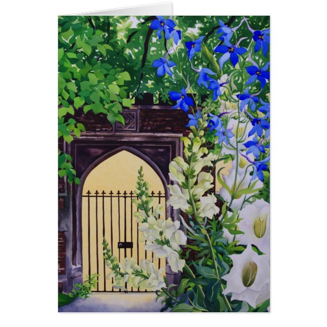Flowers by a sunlit gateway 2008 (Front)