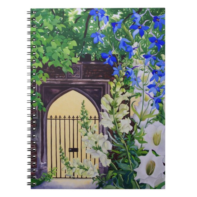 Flowers by a sunlit gateway 2008 notebook (Front)