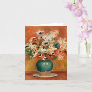Flowers by August Renoir, Art Card