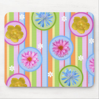 Flowers by sun mouse pad
