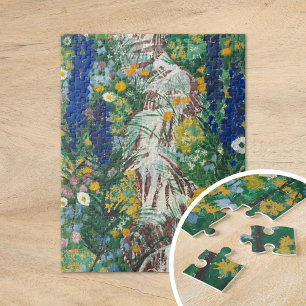 Flowers by The Stream August Babberger Jigsaw Puzzle