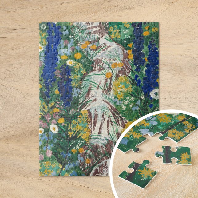 Flowers by The Stream | August Babberger Jigsaw Puzzle (Creator Uploaded)
