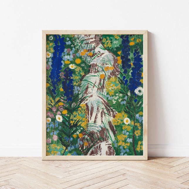 Flowers by The Stream | August Babberger Poster (Creator Uploaded)