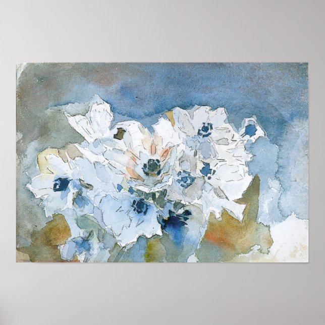 Flowers by Vrubel Poster (Front)