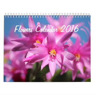 Flowers Calendar 2016