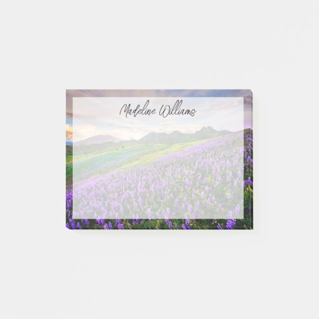 Flowers | California Wildflowers Post-it Notes (Front)