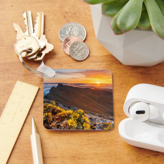 Flowers | Canary Islands, Spain Key Ring (Desk)