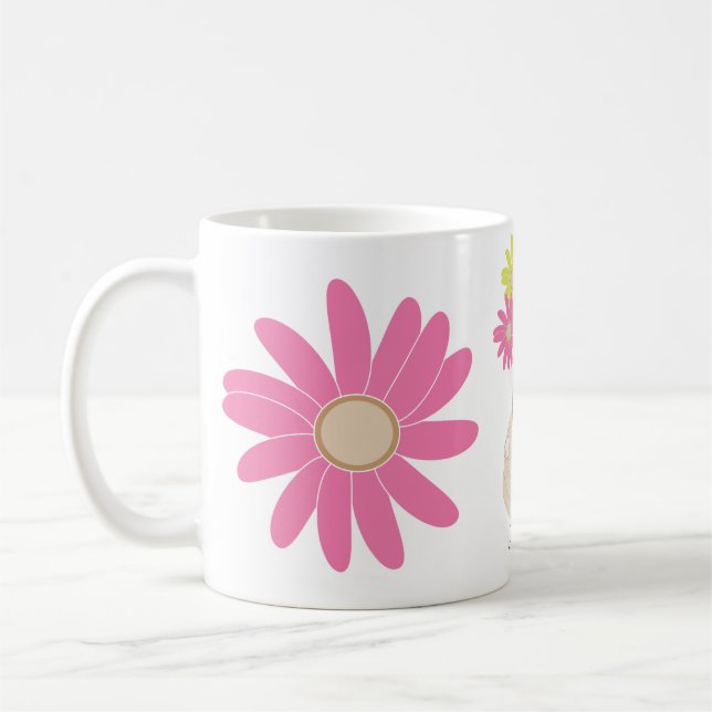 flowers cartoon cute mug (Left)