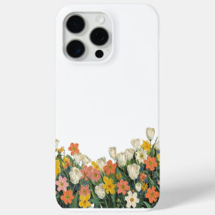 flowers iPhone 15 pro max case