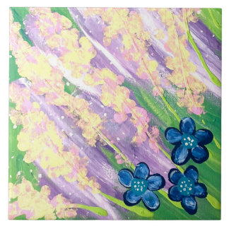 Flowers Ceramic Tile