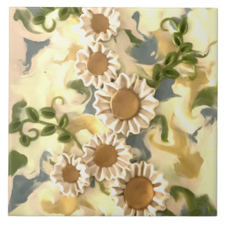 Flowers Ceramic Tile