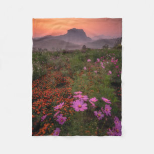 Flowers Chiang Dao, Chiang Mai, Thailand Fleece Blanket