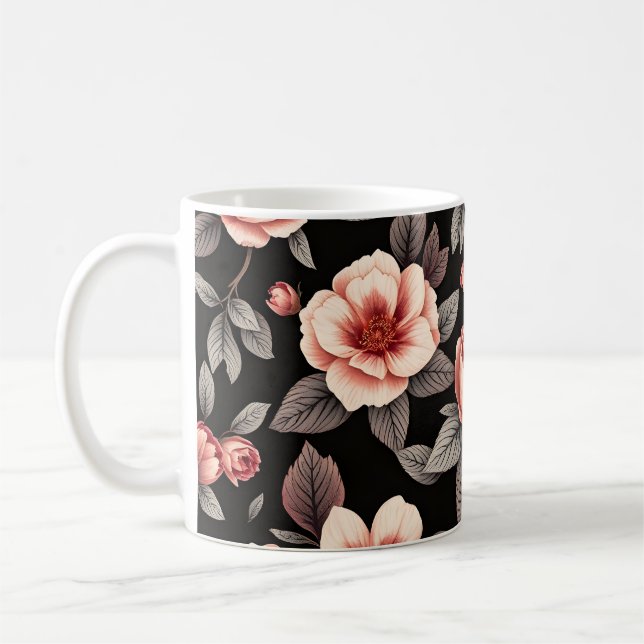 Flowers Coffee Mug (Left)