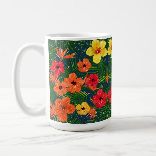 flowers  coffee mug (Left)