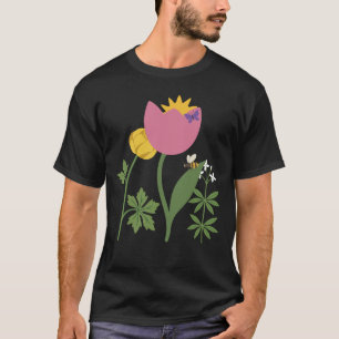 Flowers Colorful Tulip Nature Sun T-Shirt