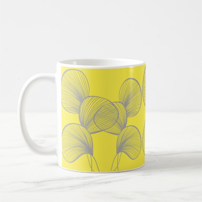 Flowers, colour of the year 2021 coffee mug (Left)