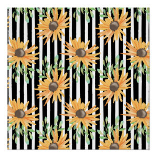 Flowers Colourful Nature Elegant Girly Poster