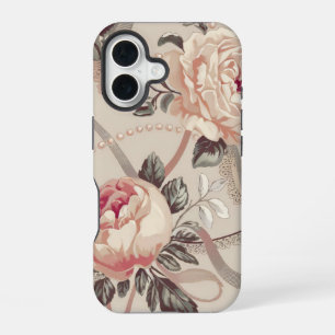 Flowers Coquette Pattern iPhone 16 Case