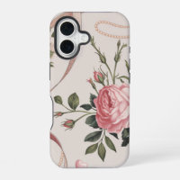 Flowers Coquette Pattern Muted Tones