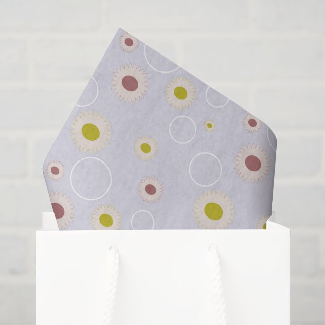 Flowers Cork Coaster Tissue Paper (Gift Bag)