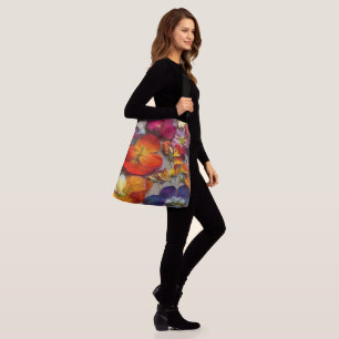 Flowers Crossbody Bag