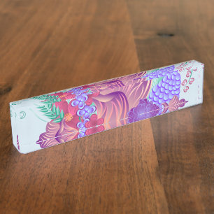 Flowers Custom Desk Destiny Destiny'S Namep Desk N Nameplate