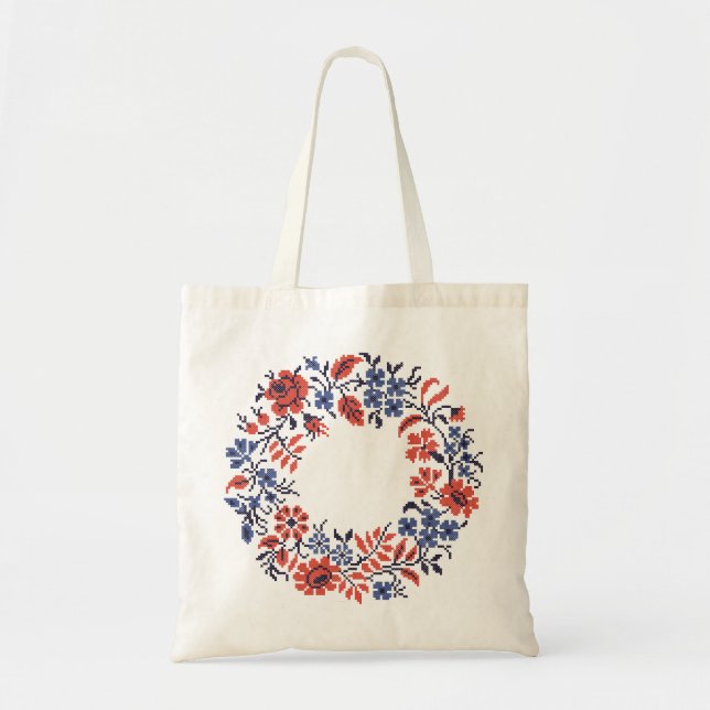 Flowers cycle tote bag (Front)