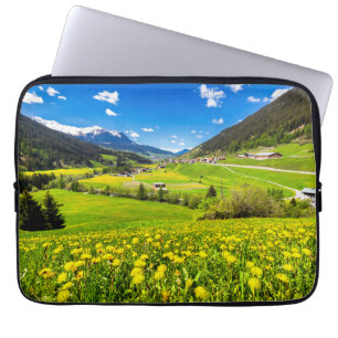 Flowers Dandelion Canton of Grisons, Switzerland Laptop Sleeve