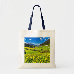Flowers Dandelion Canton of Grisons, Switzerland Tote Bag