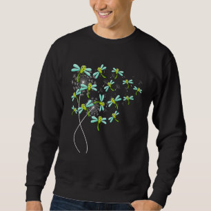 Flowers Dandelion Dragonflies Collection Costume F Sweatshirt