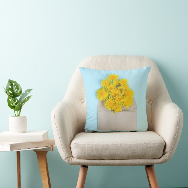 Flowers | Dandelions in Envelope Cushion (Chair)
