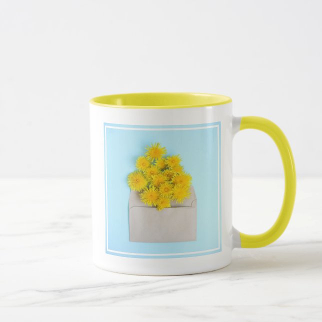 Flowers | Dandelions in Envelope Mug (Right)