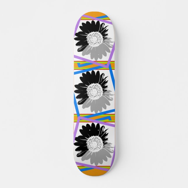 Flowers Deck Skateboard (Front)