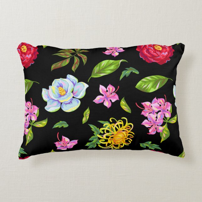 Flowers  decorative cushion (Front)