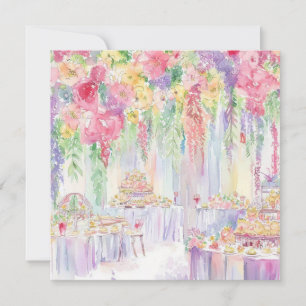 Flower's Delight : A Baby Shower Invitation