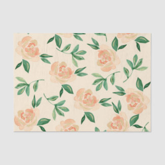 Flowers (Design 1 Yellow/Orange Series) Tissue Paper