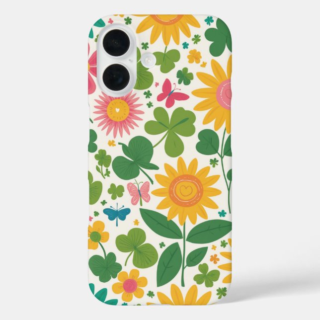 Flowers design Case-Mate iPhone case (Back)