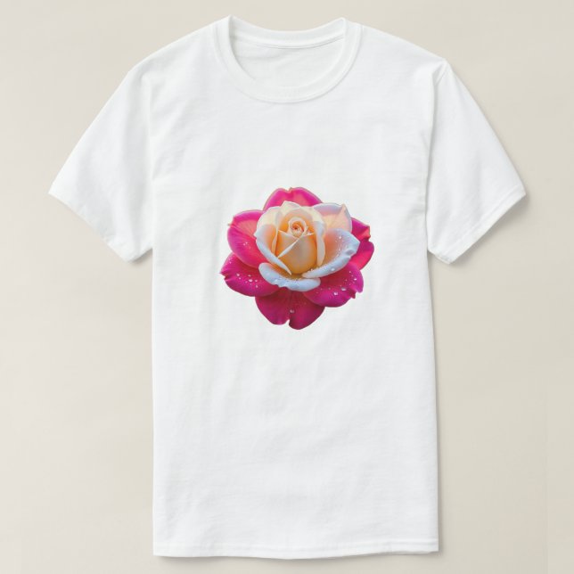 FLOWERS DESIGN T SHIRT (Design Front)