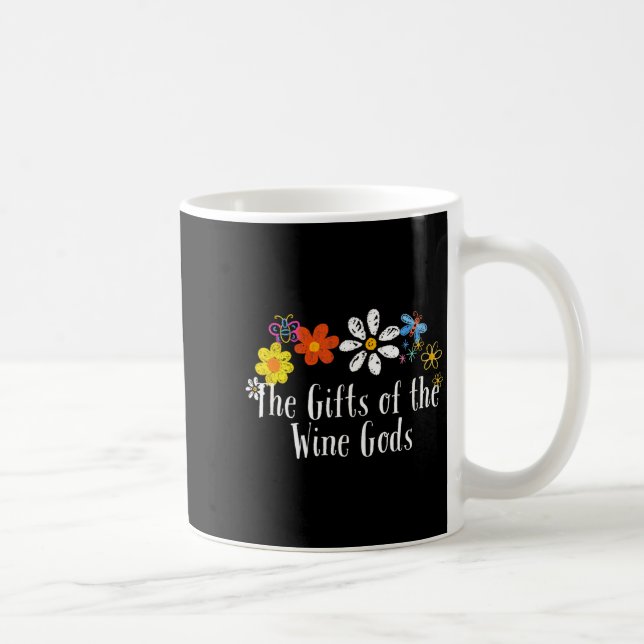 Flowers Drawing The Of The Wine Gods Funny 2024 Sa Coffee Mug (Right)
