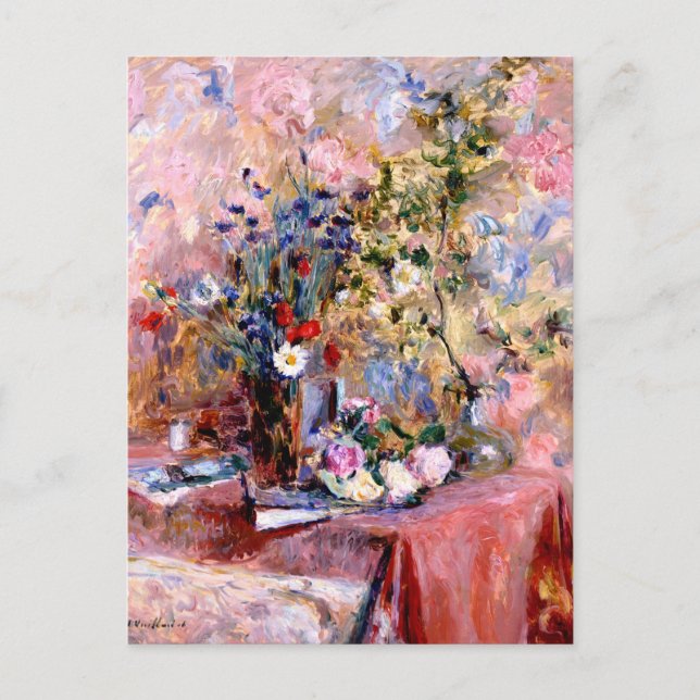Flowers, Édouard Vuillard   Postcard (Front)