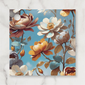 Flowers Favour Tags