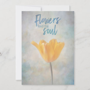 Flowers Feed The Soul Save The Date