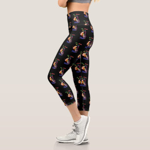 Flowers Festival July Colombia Feria De Las Flores Capri Leggings