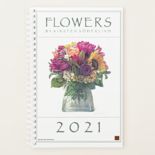 FLOWERS-Floral-2021- Planner
