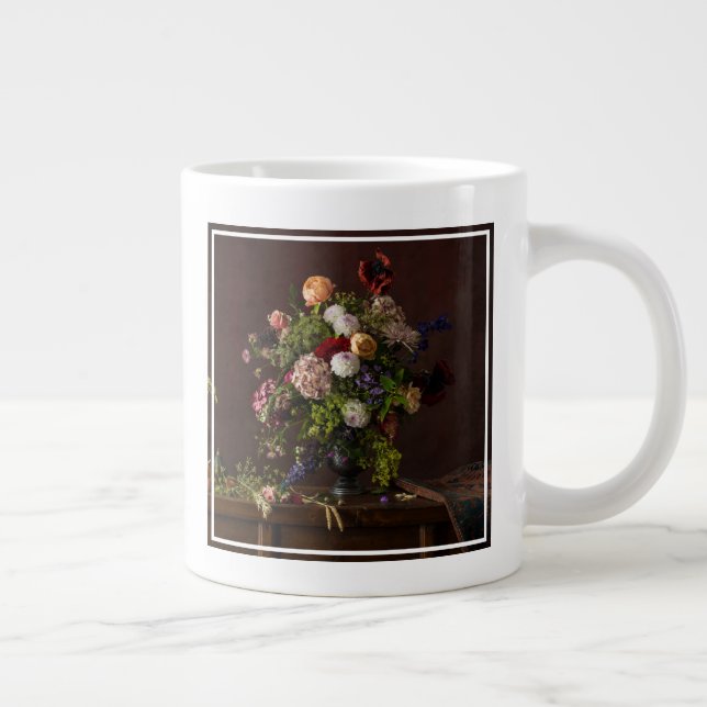 Flowers | Floral Arrangement Large Coffee Mug (Right)
