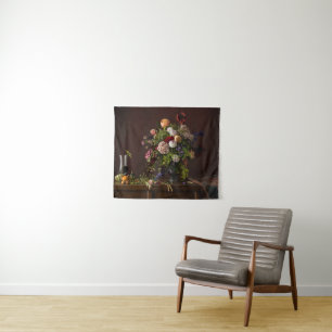 Flowers Floral Arrangement Tapestry