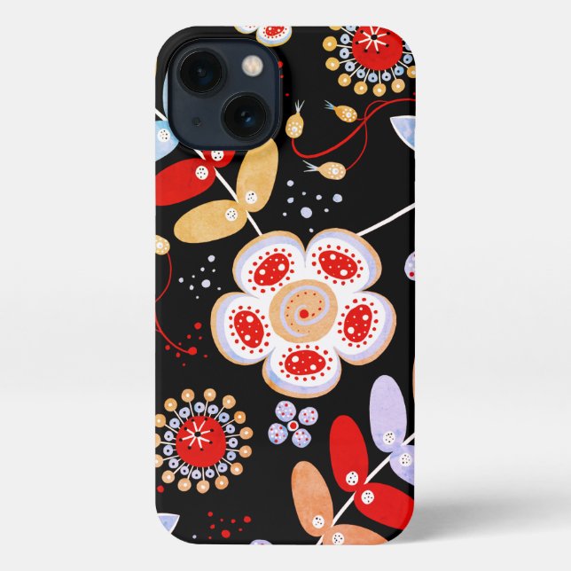 Flowers, Floral, Pattern iPhone Case (Back)