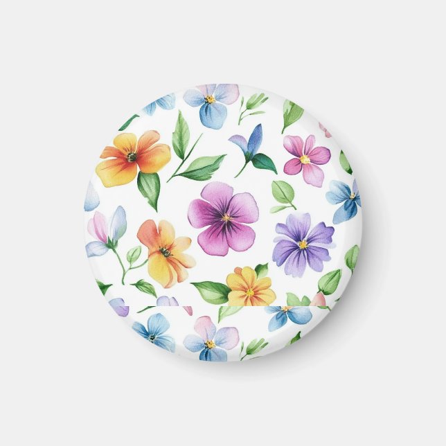 Flowers Floral Pattern Sublimation-95652 Magnet (Front)