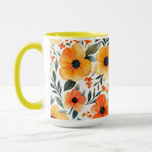 Flowers Floral Pattern Sublimation-95654 Mug